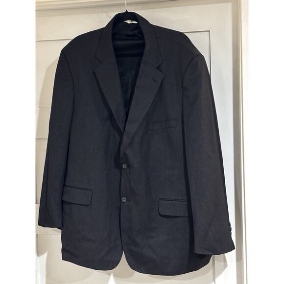 Pronto Uomo Comfort Stretch Sport Coat Mens 48R Charcoal Wool Ventless MSRP$ 229